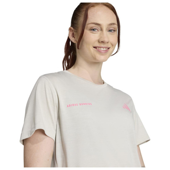Adidas Γυναικεία κοντομάνικη μπλούζα Own the Run Melange Tee